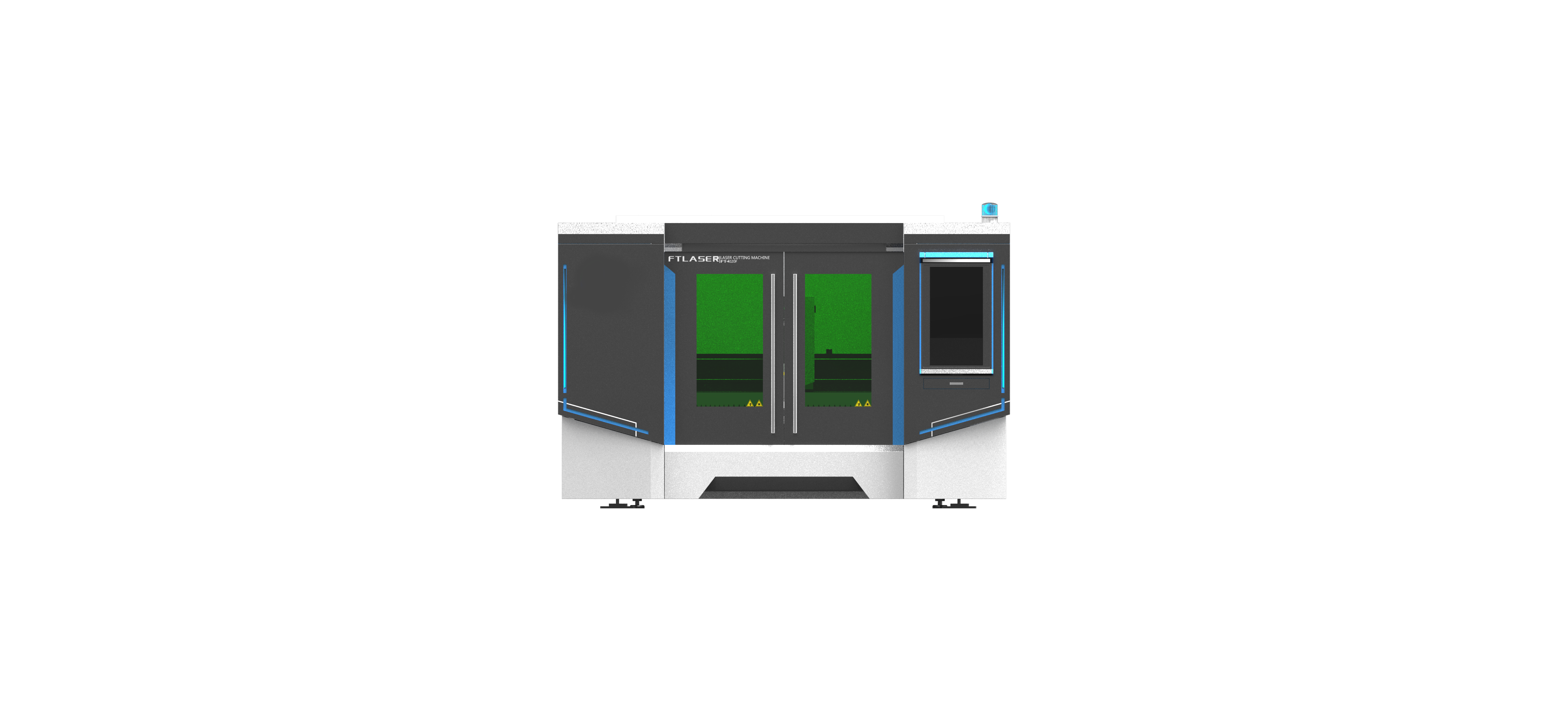 FT-E Series Metal Sheet Laser Cutting Machine（blue appearance）